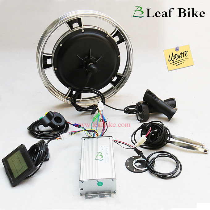 16 inch 48V 52V 1000W electric bike kit - rear hub motor wheel