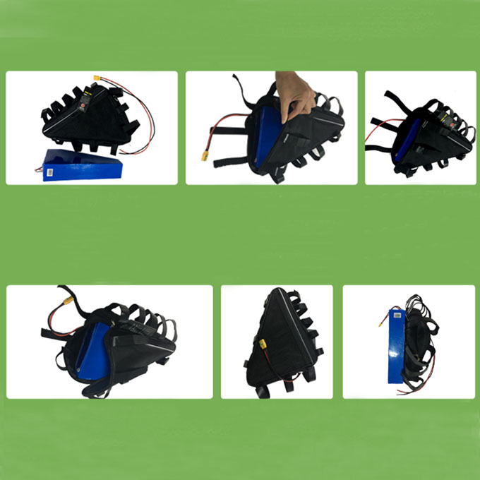 48V 20AH 1500W electric bike triangle battery